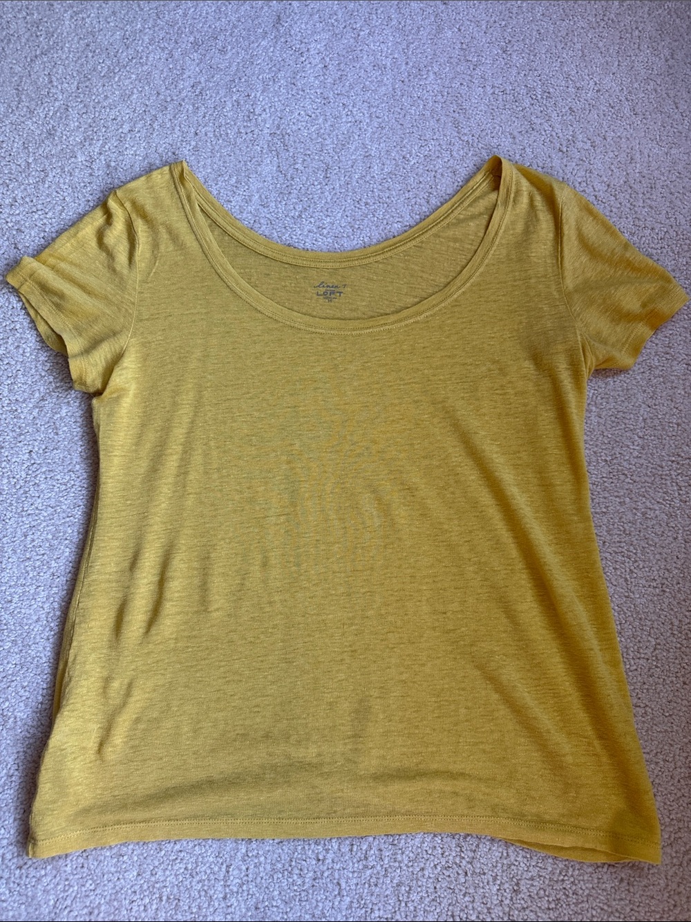 Ann Taylor LOFT linen tee top - Medium